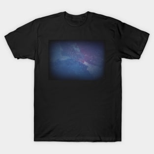 Digital Watercolor Milky Way Facemask T-Shirt